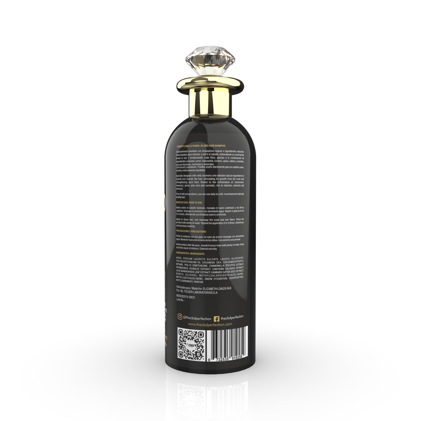 Shampoo Niños y Adultos, Cabello Claro