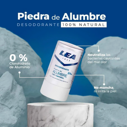 Desodorante Piedra Alumbre 100% Natural.