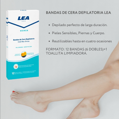 Bandas Cera Fría Depilatoria