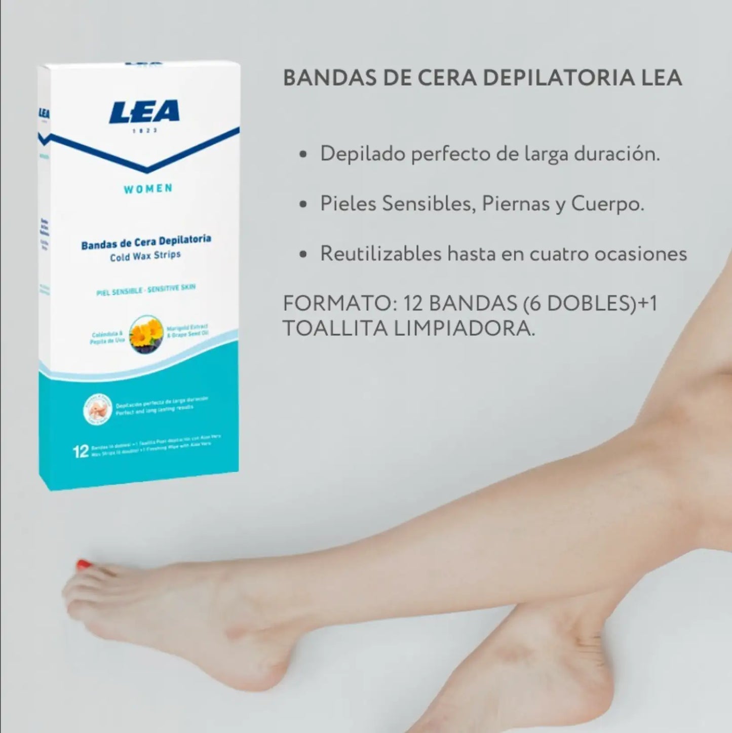 Bandas Cera Fría Depilatoria