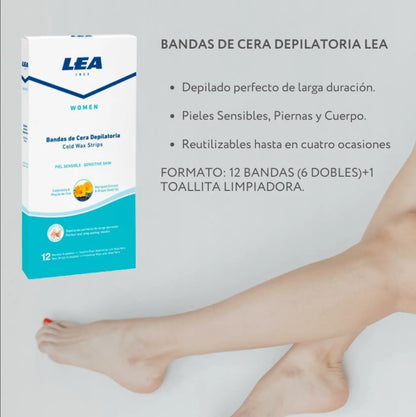 Bandas Cera Fría Depilatoria