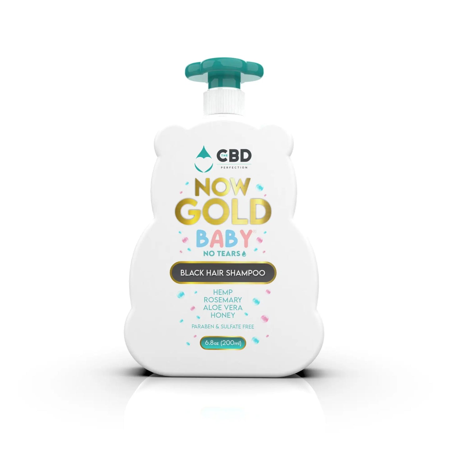 Shampoing pour bébé, cheveux foncés