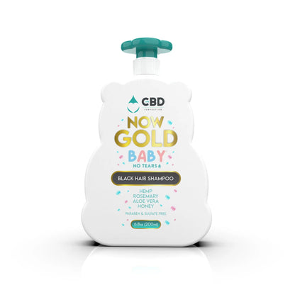 Shampoing pour bébé, cheveux foncés